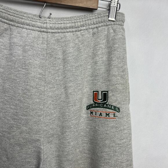 Vintage Miami Hurricanes SweatPants Mens M NCAA College Football University 90s - Picture 3 of 11